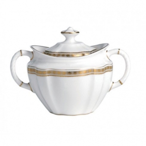 Royal Crown Derby Carlton Gold Covered Sugar