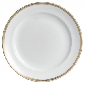 Royal Crown Derby Carlton Gold Round Chop Dish