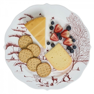 Juliska Country Estate Ruby Winter Frolic Charger/Platter - 13.5 oz.