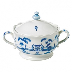 Juliska Country Estate Delft Blue Sugar Pot - Main House