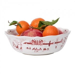 Juliska Country Estate Winter Frolic Ruby Serving Bowl - 11"