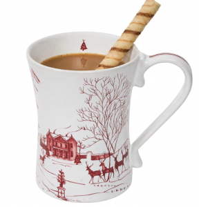 Juliska Country Estate Winter Frolic Ruby Mug - 11oz.