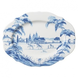 Juliska Country Estate Delft Blue Medium Serving Platter / Stable