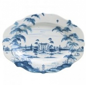 Juliska Country Estate Delft Blue Large Serving Platter - Main House / Delft Blue
