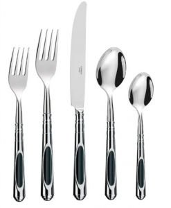 Capdeco Ceres Black Capdeco Ceres Black 5 Piece Place Setting