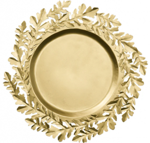 Kim Seybert Gilded Leaves Charger - Set 4