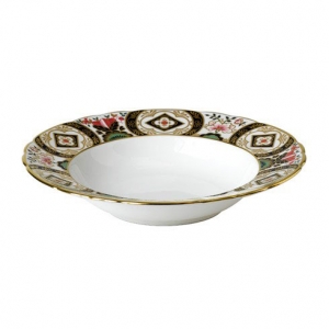 Royal Crown Derby Chelsea Garden Rim Soup Bowl