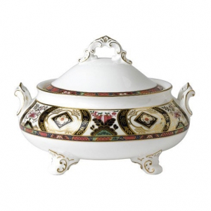 Royal Crown Derby Chelsea Garden Covered Vegetable Dish