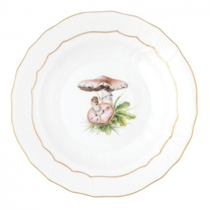 Herend Mushroom Luncheon Plate - Motif 01
