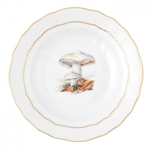 Herend Mushroom Luncheon Plate - Motif 11