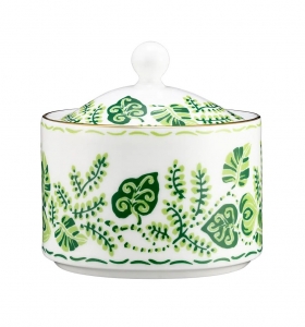 Royal Crown Derby Cobblers Cove Calypso Covered Sugar