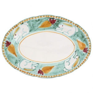 Vietri Campagna Coniglio Oval Platter