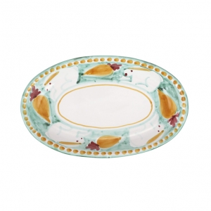 Vietri Campagna Coniglio Small Oval Tray