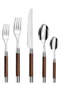Capdeco Conty Brown Capdeco Conty Brown 5 Piece Place Setting