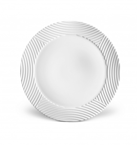 L'Objet Corde White Wide Rim Charger