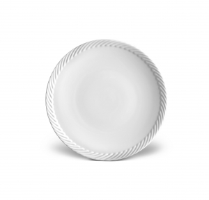 L'Objet Corde White Dessert Plate