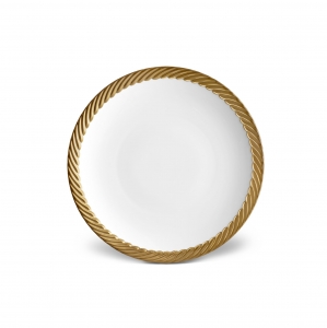 L'Objet Corde Gold Dinner Plate