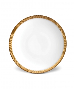 L'Objet Corde Gold Soup Plate