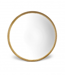 L'Objet Corde Gold Coupe Serving Bowl