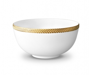 L'Objet Corde Gold Serving Bowl Large