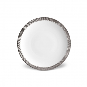 L'Objet Corde Platinum Dinner Plate