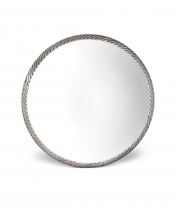 L'Objet Corde Platinum Coupe Serving Bowl