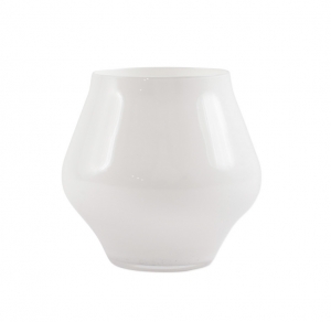 Vietri Contessa White Stemless Wine Glass