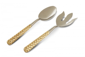 L'Objet Braid Serving Set - Gold