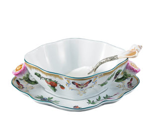 Mottahedeh Duke of Gloucester Cream  Soup/Saucer