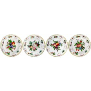Mottahedeh Duke of Gloucester Rim Soup Plate/ Set of 4