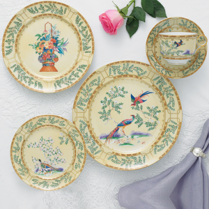 Mottahedeh Ch'ing Garden 5 Piece Setting