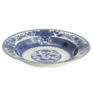 Mottahedeh Imperial Blue Rim Soup Plate (same motif as CW2401)