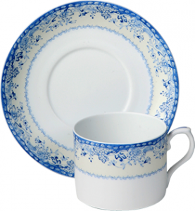 Mottahedeh Virginia Blue Cup and Saucer