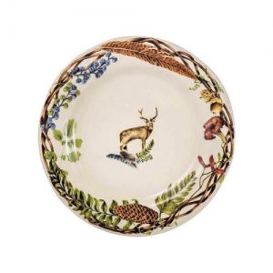 Juliska Forest Walk Stag Dessert/Salad Plate - 9"
