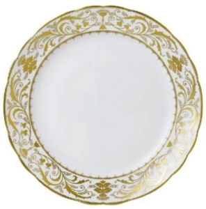 Royal Crown Derby Darley Abbey White Soup Tureen Stand - 14"