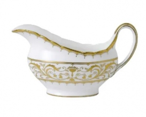 Royal Crown Derby Darley Abbey White Sauce Boat