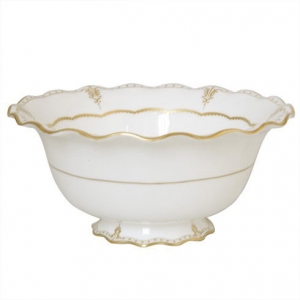 Royal Crown Derby Elizabeth Gold Salad Bowl