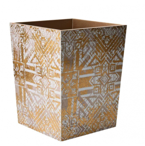 Kim Seybert Distressed Waste Basket