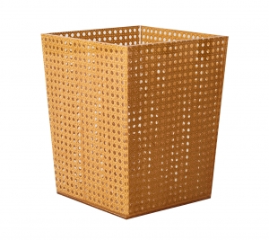 Kim Seybert Reed Natural Waste Basket