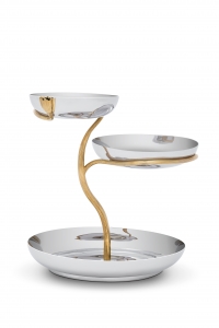 L'Objet Deco Leaves - Three Tier Server Large