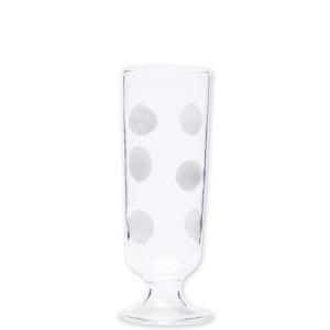 Vietri Drop White Champagne Glass