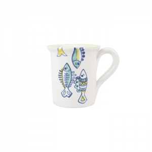 Vietri Elba's Fish Mug - 16 oz.