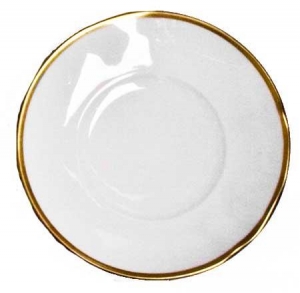 Anna Weatherley Simply Elegant Gold Bread & Butter Plate*