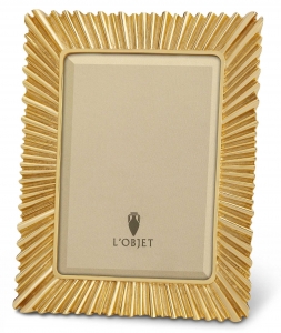 L'Objet Ray Frame / Gold Tone - 5 x 7