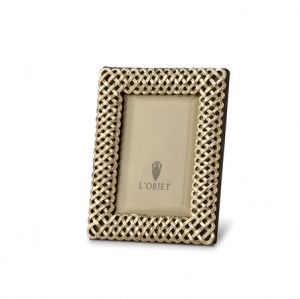 L'Objet Miniature Frames Braid - Gold - 2 X 3"