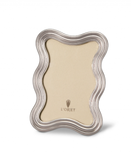 L'Objet Ripple Platinum Frame 4X6