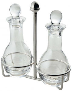Ercuis Cristal Glass Oil & Vinegar Set