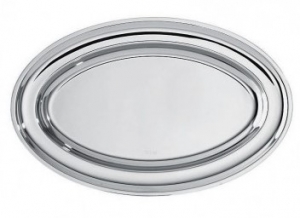 Ercuis Silverplate Classic Oval Dish - 41cm x 26cm