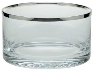 Ercuis Cerclee Straight Glass Bowl w/ Rim - 6.25"