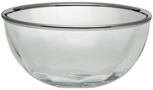 Ercuis Spirale Glass Bowl With Rim